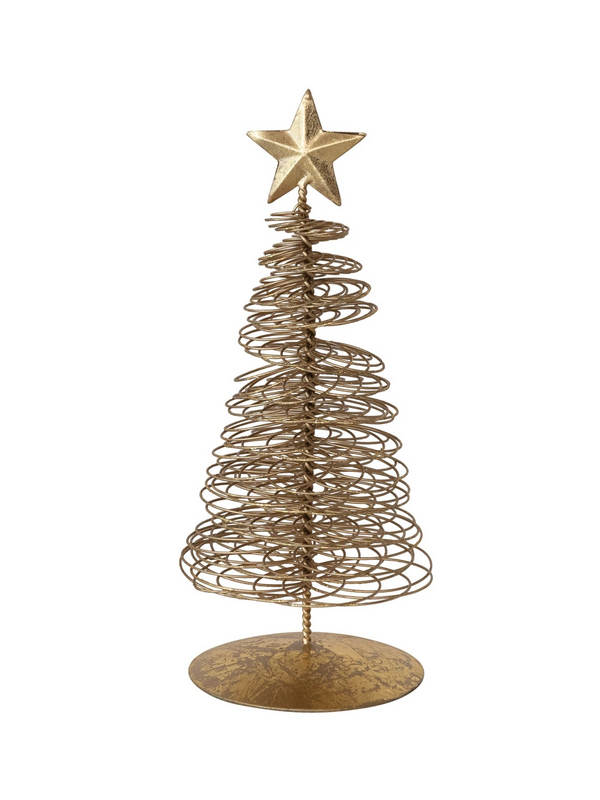 Metal Wire Christmas Tree w/ Star