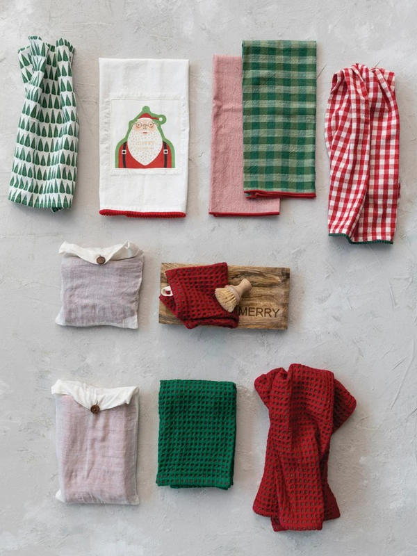 28Lx18W Woven Cotton Tea Towels Set of 3