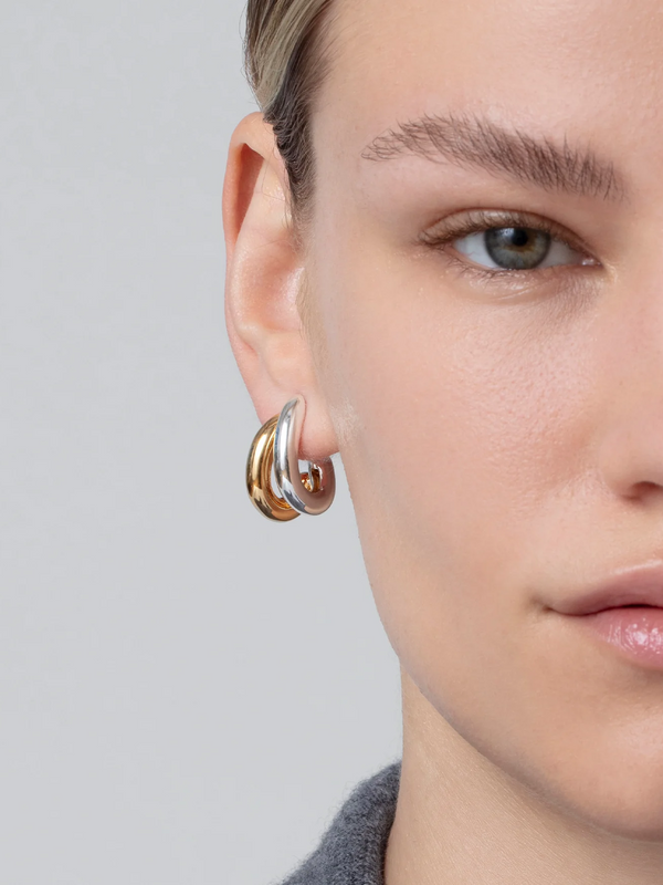Florence Earrings - Two Tone