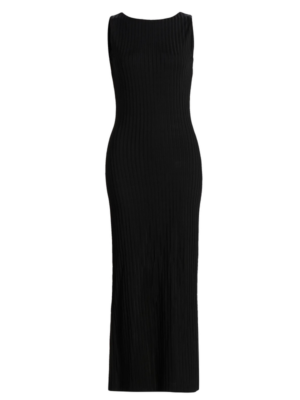 Natalia Boatneck Midi-Dress