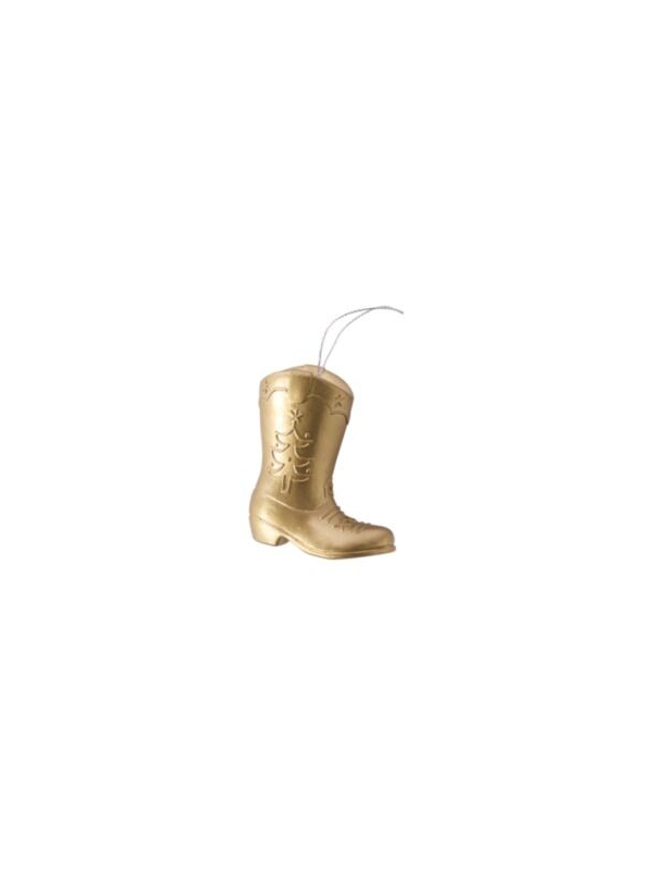 Golden Boot Ornamnet 3"x1.5"x3.25"