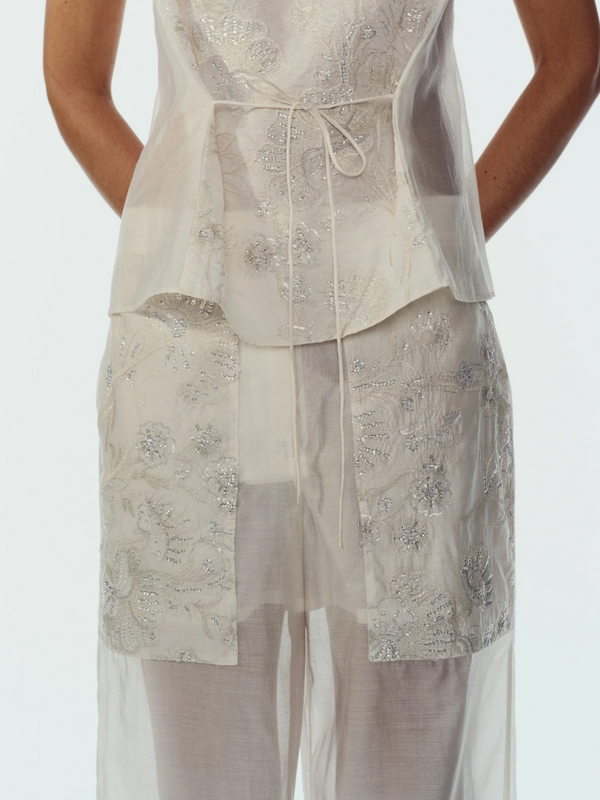 Hewes Floral Sequin Pant
