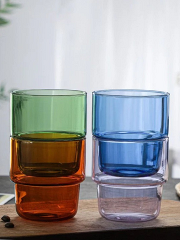 Colorful Stackable Drinking Glasses