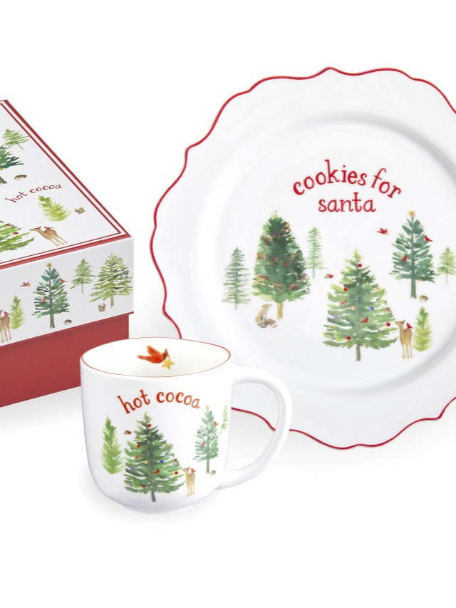 Noble Fur Cookies for Santa Set