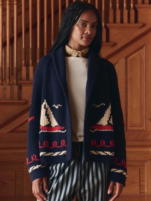 The Sailboat Lodge Cardigan