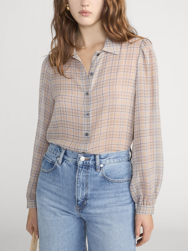 The Plaid Staple Blouse