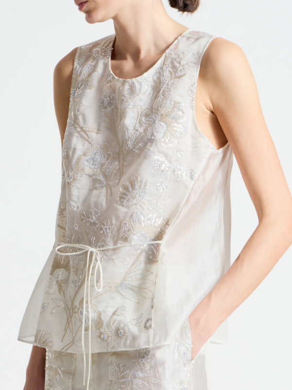 Benson Floral Sequin Blouse