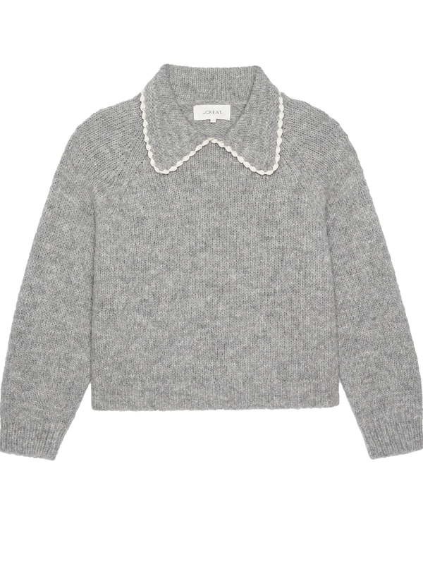 The Crochet Collar Pullover