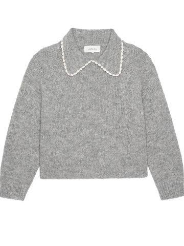 The Crochet Collar Pullover