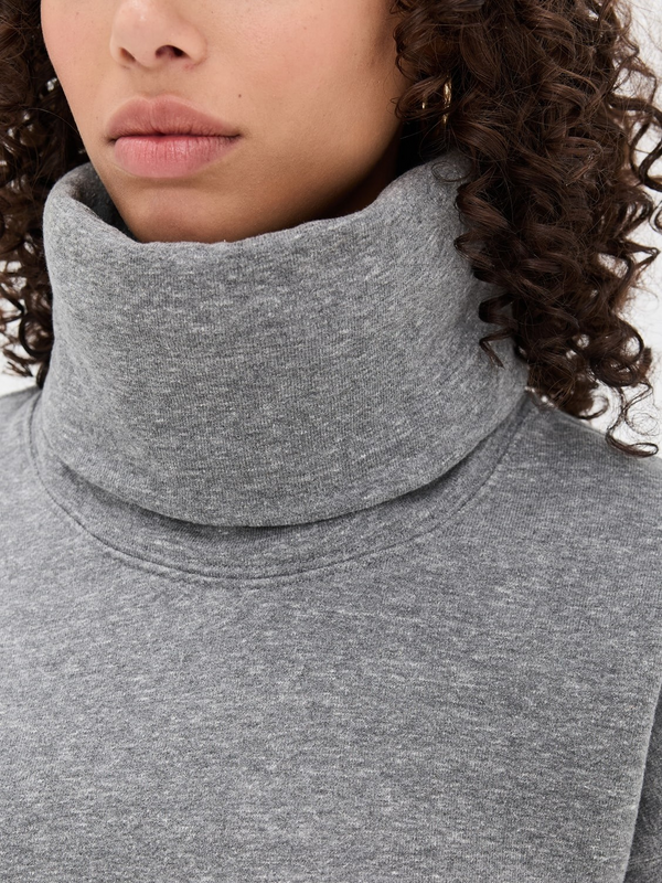 Laralyn Banded Crop Cowl Neck