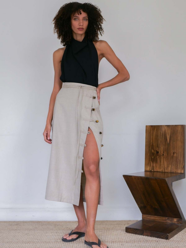 Bead Wrap Skirt