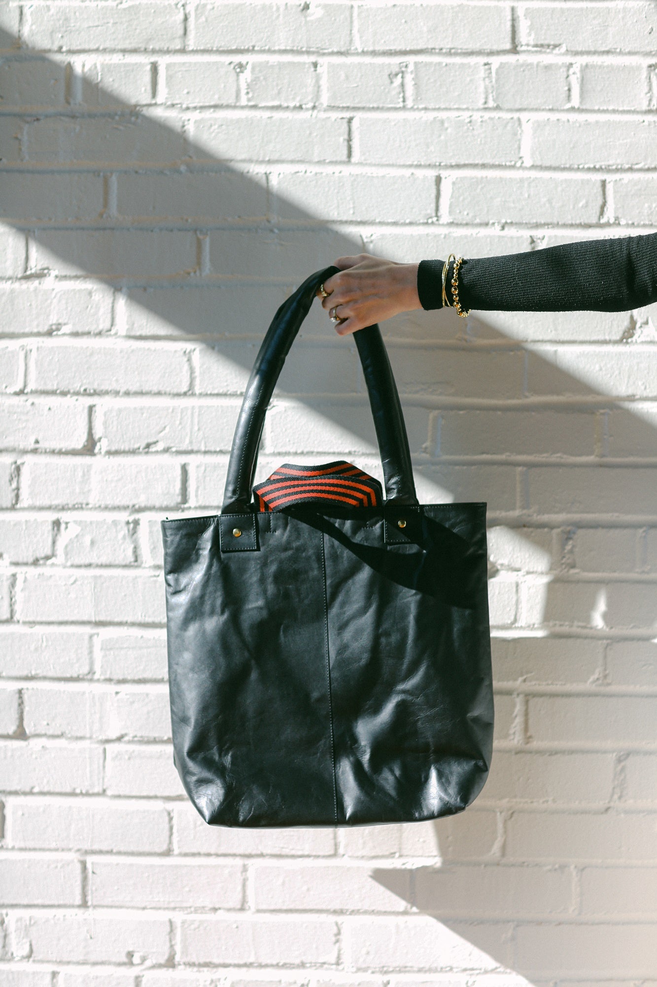 Clare V. Leather Bucket Bag