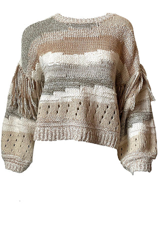 Zora Sweater-Ivory/Sand