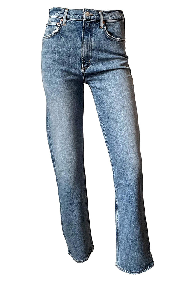 High Rise Stovepipe Jeans