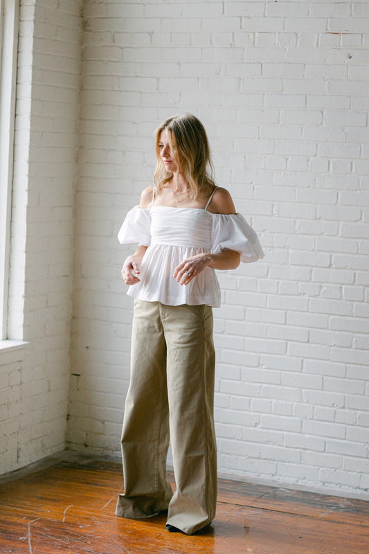 Sofie Wide Leg Chino